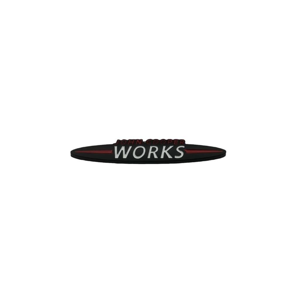 BMW Mini Zinc Alloy Tailgate Emblem - John Works Cooper Edition