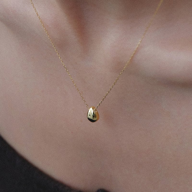 leeENoir Mini Egg Ball Necklace (2color)