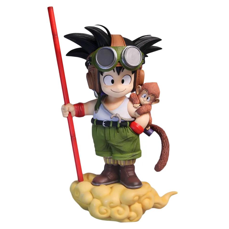 s Anime Dragon Ball Son Goku Figure With Monkey Kid Goku Action Figure16cm Pvc Statue Collection Model Toys Gifts