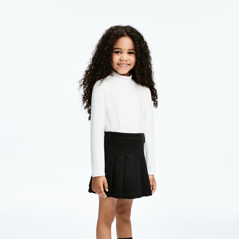 little MO&Co. Kids  Antibacterial Half-Turtleneck Long-Sleeve T-Shirt 100