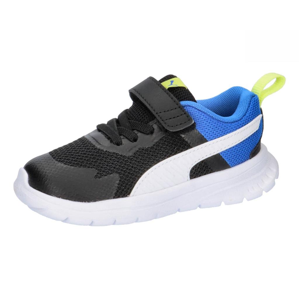 Puma Evol Blanc Mesh Sneakers 2022 Puma Blue Size Cm AC+INF Kids' (386240), Fall/Winter Colorway, Black/Puma White/Victoria (04), 12.0