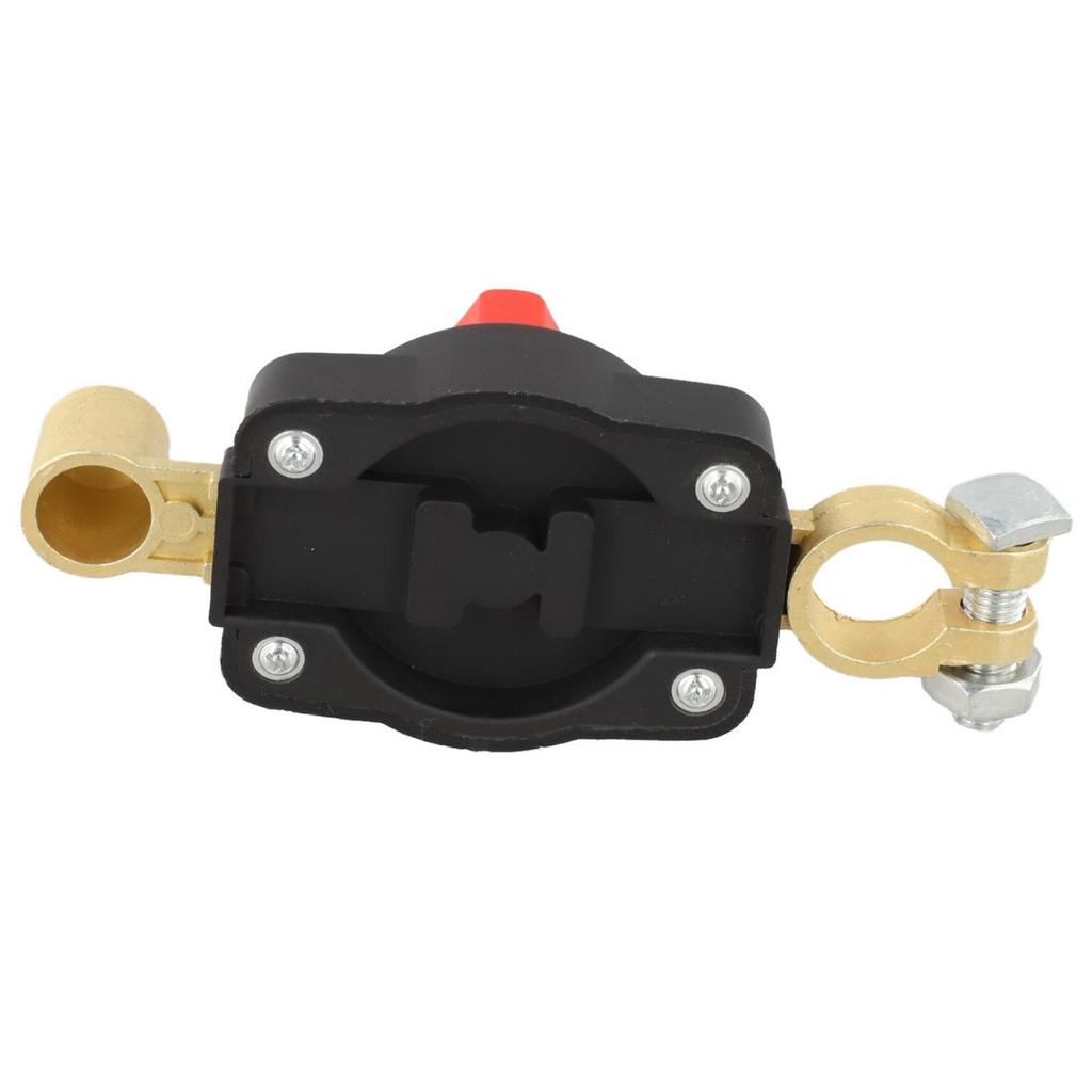 12-48V Heavy-Duty ON/OFF Top Post Marine Battery Disconnect Switch Zinc Alloy