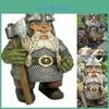 Okouzlující Ručně vyráběná Viking Victor Severský Trpaslík Gnóm Soška Pro Venkovní Ozdobu