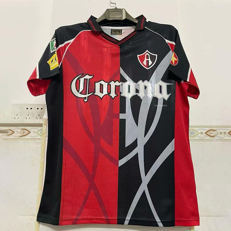Vintage Unpopular Classic Jersey Chivas Mexico Americas Monterrey Atella Home and Away Football Jersey Long Sleeve