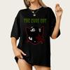 The Cure Band Cat Print Tshirt 90s Rock Tshirt Unisex Band Tshirt Music Merchandise Couples Pure Cotton Streetwear Shirt