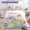 Warner Bros. Works (45) Customize Your Name Bedding Set Breathable Duvet Cover with Pillowcases Home Decoration Birthday Gift