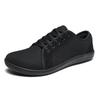 Flat-soled, Wide-toe Shoes: New Arrival – Black Wide-toe Casual Trainers for Couples, Available In Larger Sizes