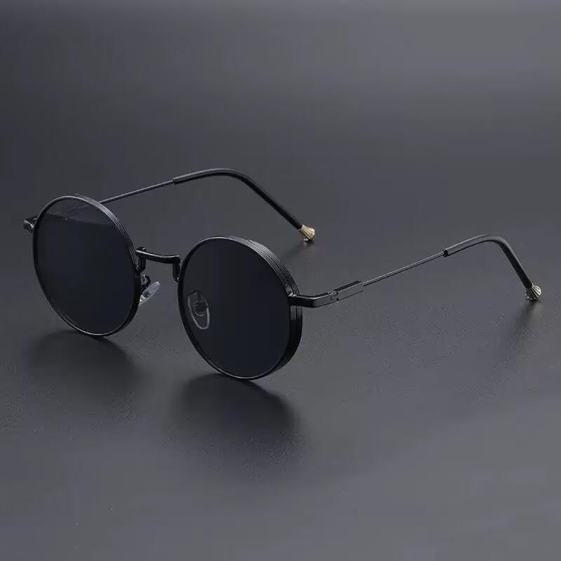 Luxury Design Myopia Eyeglasses Male Round Frames Driving Sun Shading Sunglasses Outdoor UV400 Minus Diopter Sun Eyeglasses Gogglea