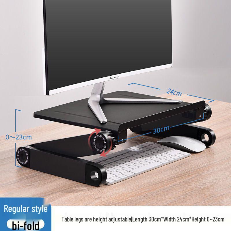 Adjustable Monitor Riser for Desk - Desktop Screen Heightening Bracket Support