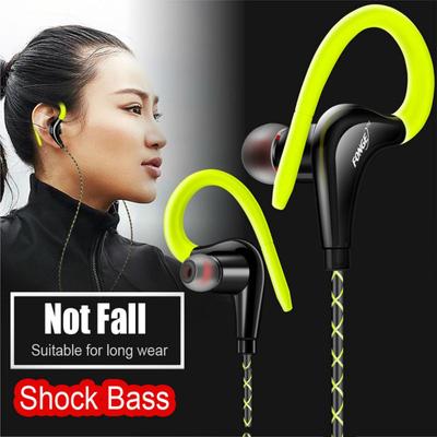 S760 Earhook Earphones Waterproof Running Sweatproof Sports Stereo Bass Music Headset
