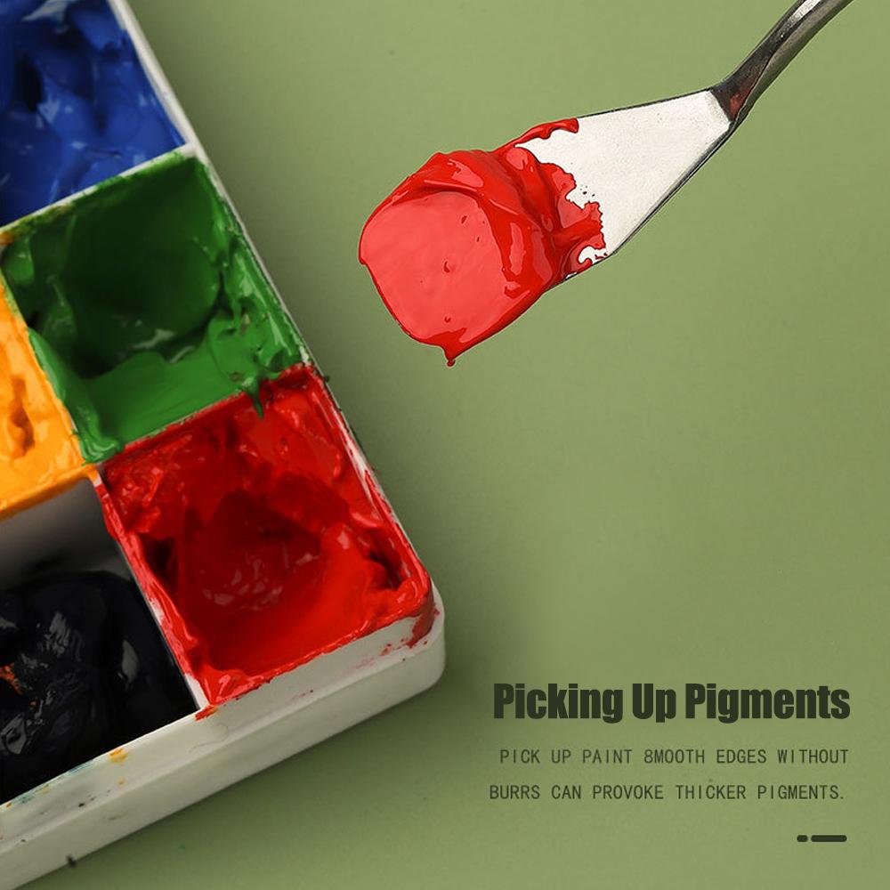 7pcs/set Oil Painting Scraper Knives Artist Crafts Spatula Palette Knife Scraper Drawing Art Tools Stationery Supplies