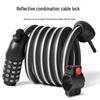 IOSN 5-Digit Password Bicycle Cable Lock
