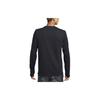 Nike Alphabet Geometric Pattern Print Crew Neck Long Sleeve T-Shirt Men Tops Black FN0828-010