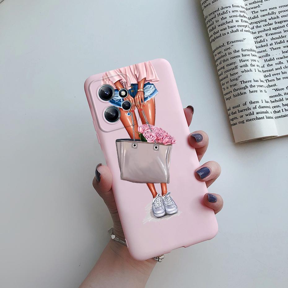 

For Redmi Note 12 4G 5G Case Fundas Pretty Girls Soft Silicone Phone Case For Xiaomi Redmi Note 12 Note12 5G Cover Bumper Coque Redmi Note 12 4G