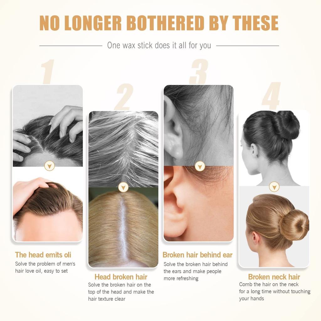 Men Hair Wax Styling Clay Avocado Matte Finish Long Lasting Hold Frizz Control Fragrance Free