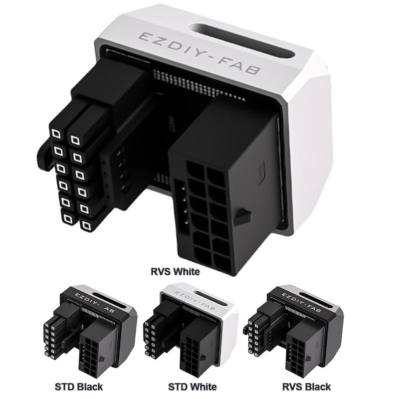 12VHPWR 180 Grad abgewinkelter Adapter 600W 16-Pin GPU-Stromanschluss 12V HPWR Adapter für 12+4pin RTX 3090Ti 4070Ti 4080 4090