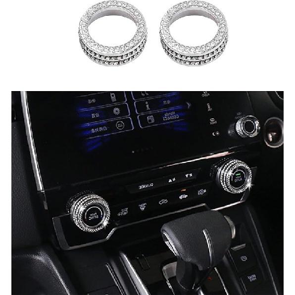 Bling Car Accessories Bling Steering Wheel Crystal Accessory Lnterior Sticker Lnterior Cover Lnterior Console Trim Compatible for Honda CRV 2017-2022