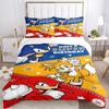 3pcs Sonic the Hedgehog Bedding Set. Soft and Comfortable with No Core Included (1x Duvet Cover + 2x Pillow Covers) yy251010216
