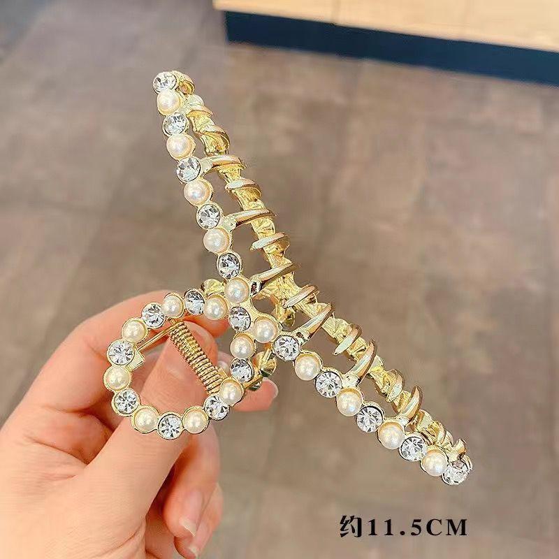 Alloy Womens Back-of-Head Grabber Large High-End Hair Claw Clip Summer 2026 Shark Clip Headpiece Japan and Korean Style