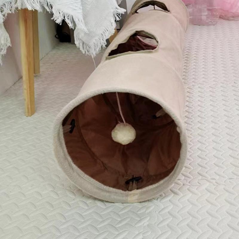 Cats Toys Tunnel Tube Tunnels Collapsible Kitten for Play Tent Interactive Toy Cats House for Rabbit Small Animals