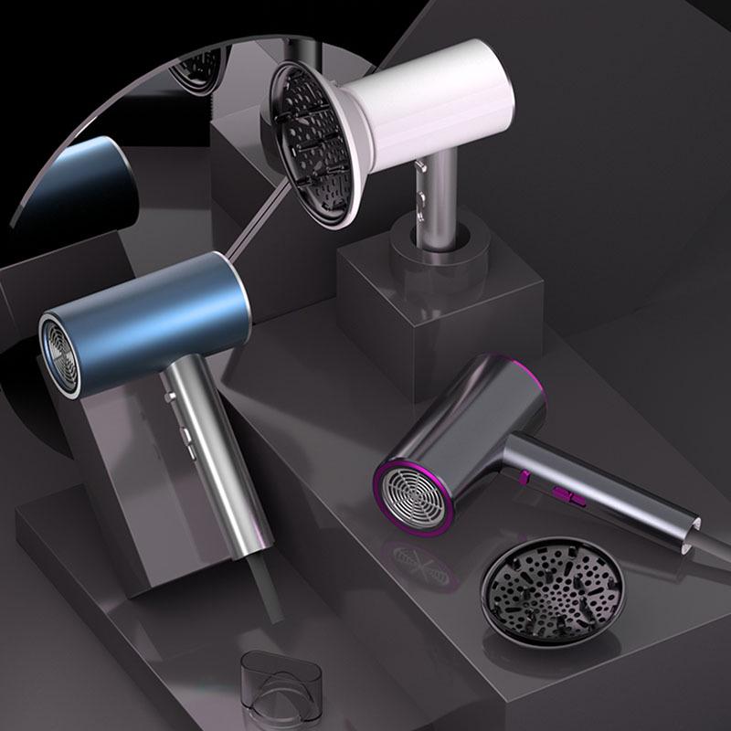 High-Speed Ionic Hair Dryer: Silent, Strong Wind, Quick-Dry, Constant Temperature, High Power for Household and Dormitory Use.