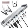 Universal 4K Multi-function USB-C Docking Station & Stand for Laptops, Tablets, and Phones