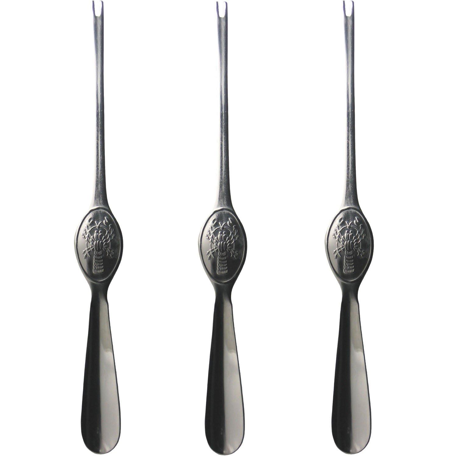 Nagao Crab Spoon and Fork Set Made in Japan Tsubame-Sanjo (3 pieces, 20cm) -