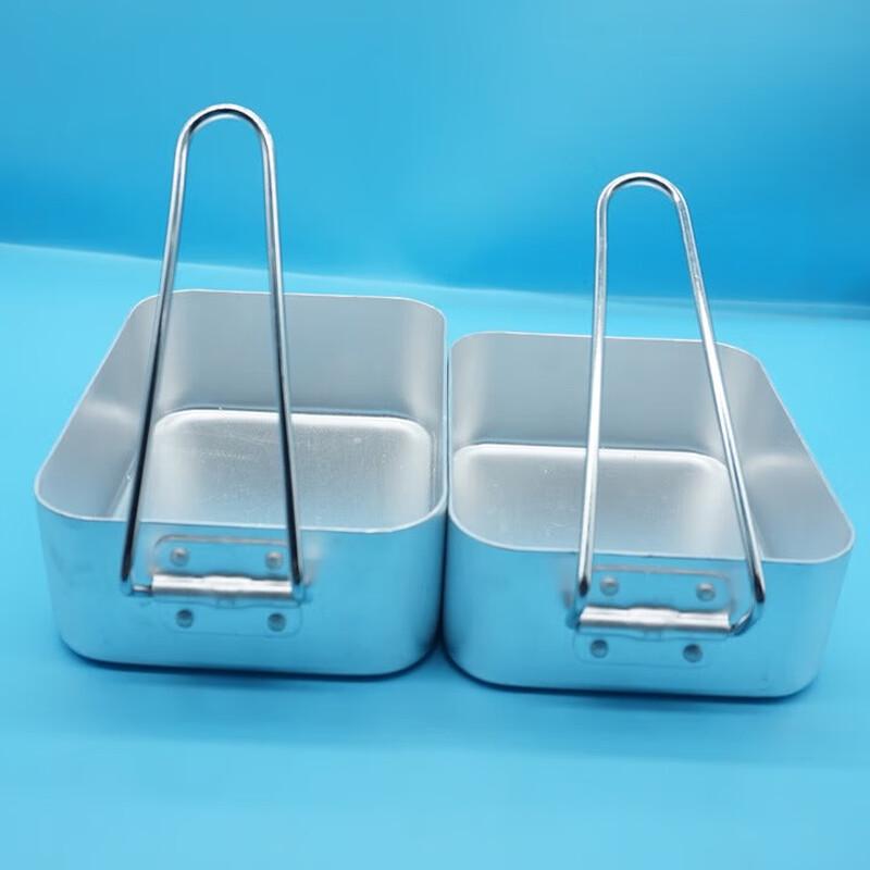 Vintage faltbares Camping-Mittagessenbox-Set