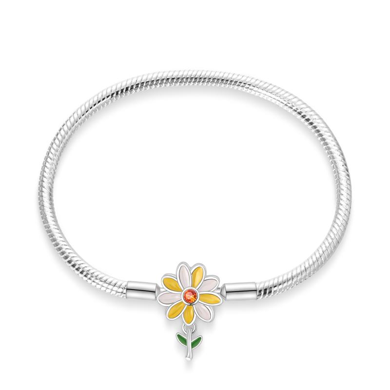 Bracelet Silver 925 Original Cute Cat Luminous Butterfly Tree of Life Bracelets Fit DIY Charms Beads Jewelry Gift Making