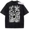 2026 New Anime Jujutsu Kaisen MangaPrinted T-shirt Men's and Women's Washed T-shirt High Quality Vintage Cotton T-shirt Harajuku