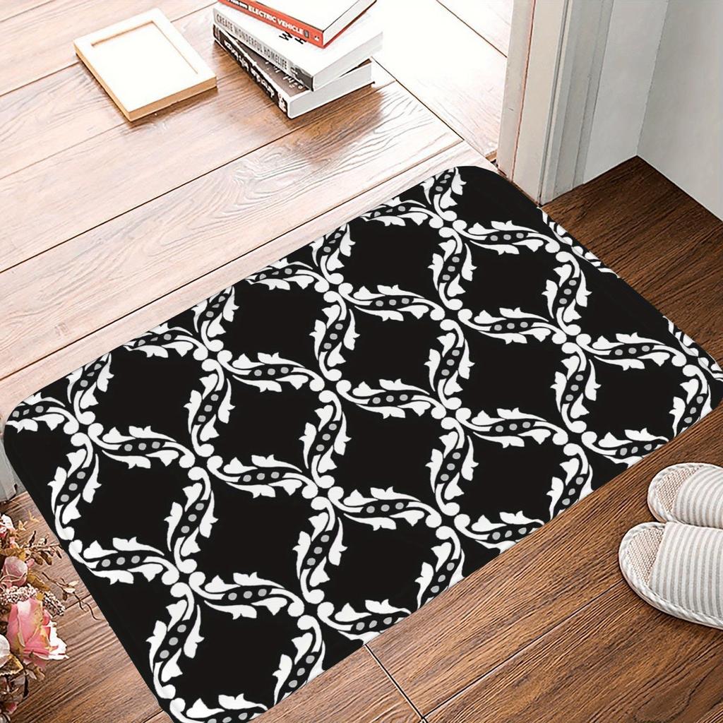 1PC Wild West Cowboy pattern Kitchen Rug Non-Slip Door Mat Pop design Bathroom Rug Bath Mat Carpet for Home Sink Laundry Decor