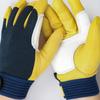 1 pair Thickened Leather Work Gloves Tough Grip Protective Gloves Labor Insurance Gloves  Gardening