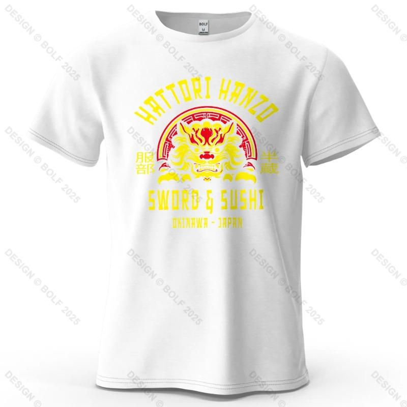 Samurai Warrior Printed Unisexs TShirt 100 Cotton Oversized Cultural Art Graphic Tees Tops Tees Casual Streetwear 3XL