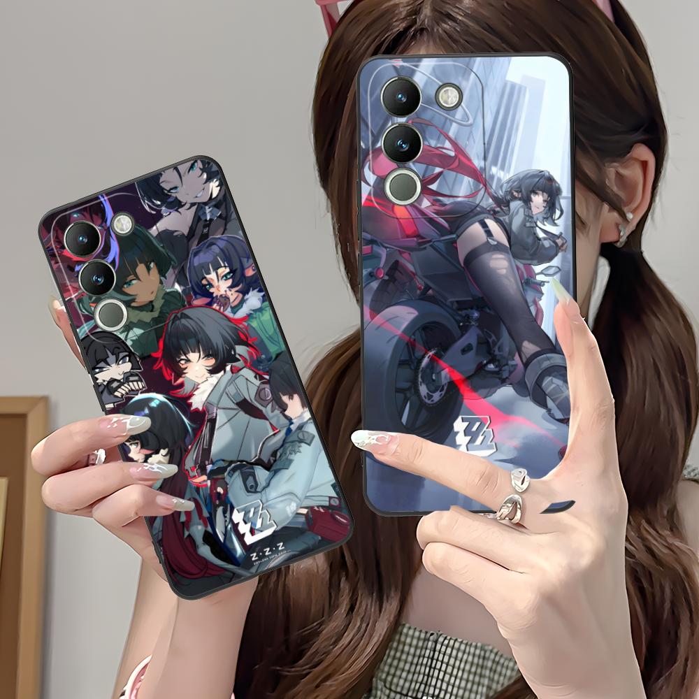 Zenless Zone Zero Jane Doe Phone Case for VIVO V60 V50 V40 V30 V29 V27 V25 V23 Pro Lite 5G Colorful Printing Cover Pretty Luxury
