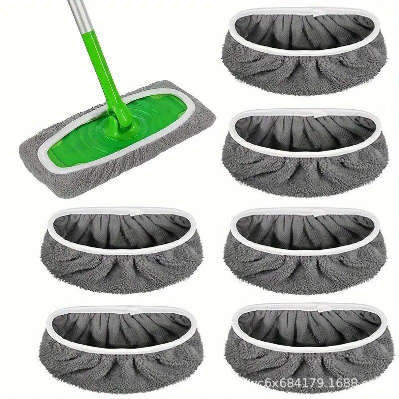 Mop Replacement Cloth Cover, Reusable Water Washable, Flat Mop Accessories, Lazy Mop