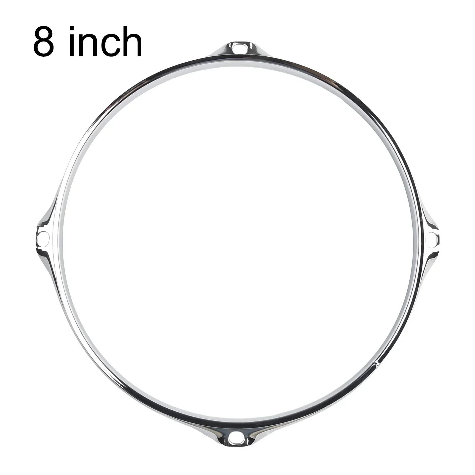 8/10/12/14Inch Snare Drum Plating Hoop Percussion Instrument Part Heavy Duty Rim Guard Metal Drum Hoop Rim Protector Batter Hoop 8 inch