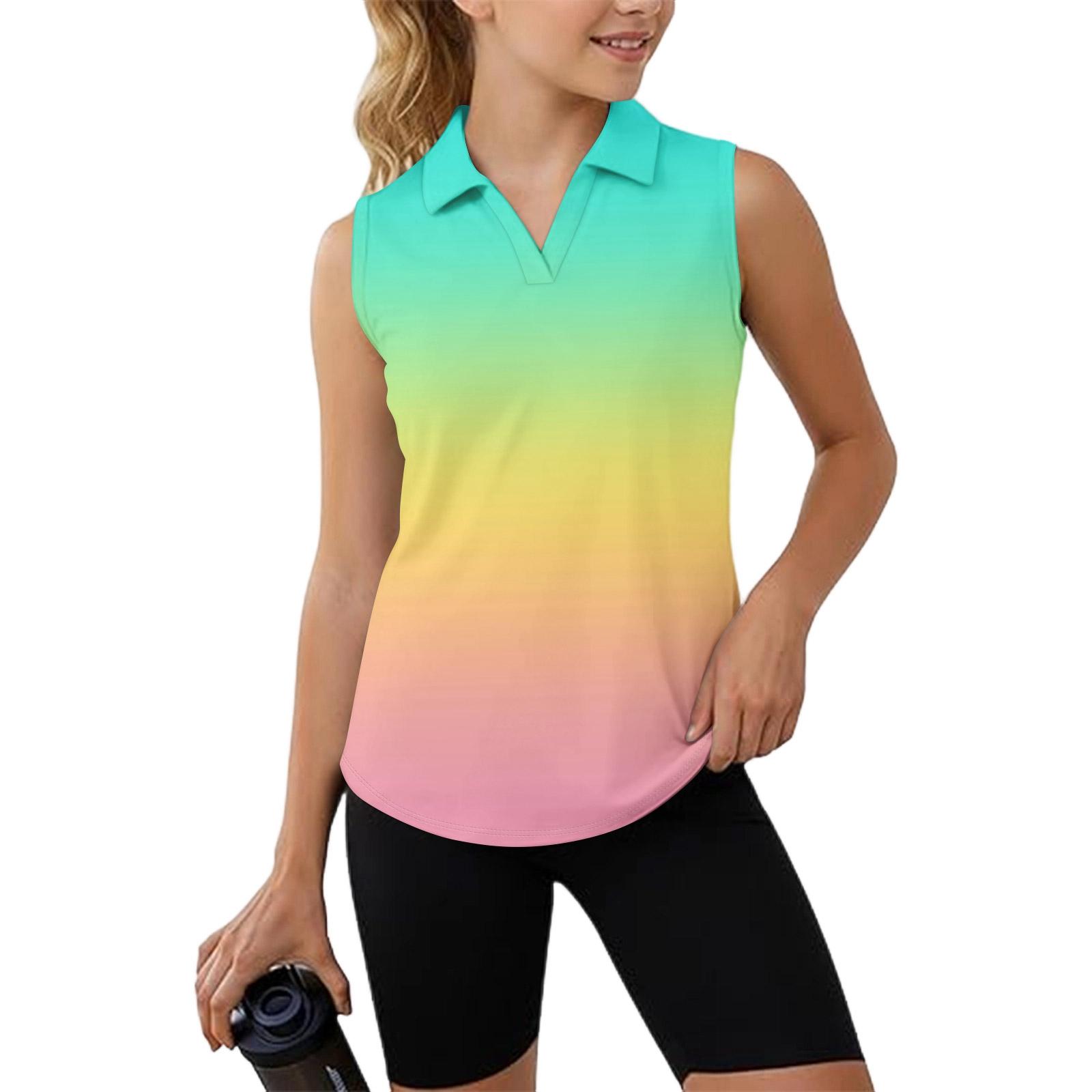 Children s Daily Casual Vest Gradient Shirt Sleeveless Top 130 зелёный