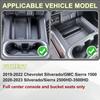 Center Console Organizer Gear Shift For 2019-2025 Chevy Silverado/GMC Sierra 1500 Full Console w/Bucket Seats Only Storage Box