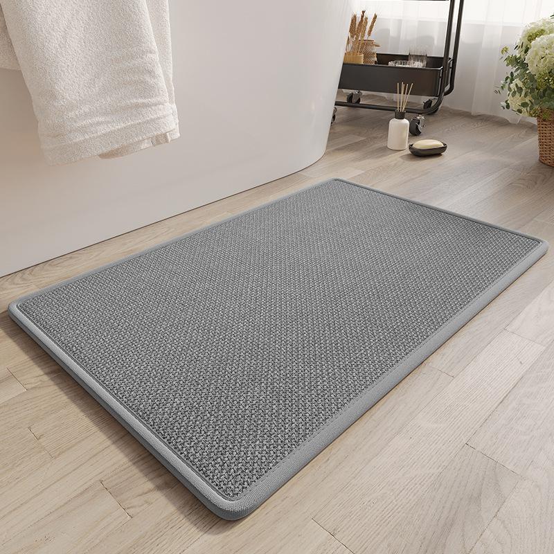 Bathroom Floor Mat, Toilet Absorbent Mat, Toilet Door Non-Slip Mat, Toilet Door Mat, Quick-Drying Carpet