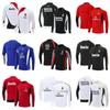 Vintage Football Training Jersey AC Milan Man U Brazil Long Short Sleeve Soccer T-Shirt