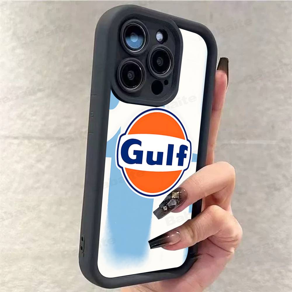G-Gulf Motorrad Logo Für IPhone 17 16 15 14 13 12 11 Pro Max Plus Handyhüllen Abdeckungen