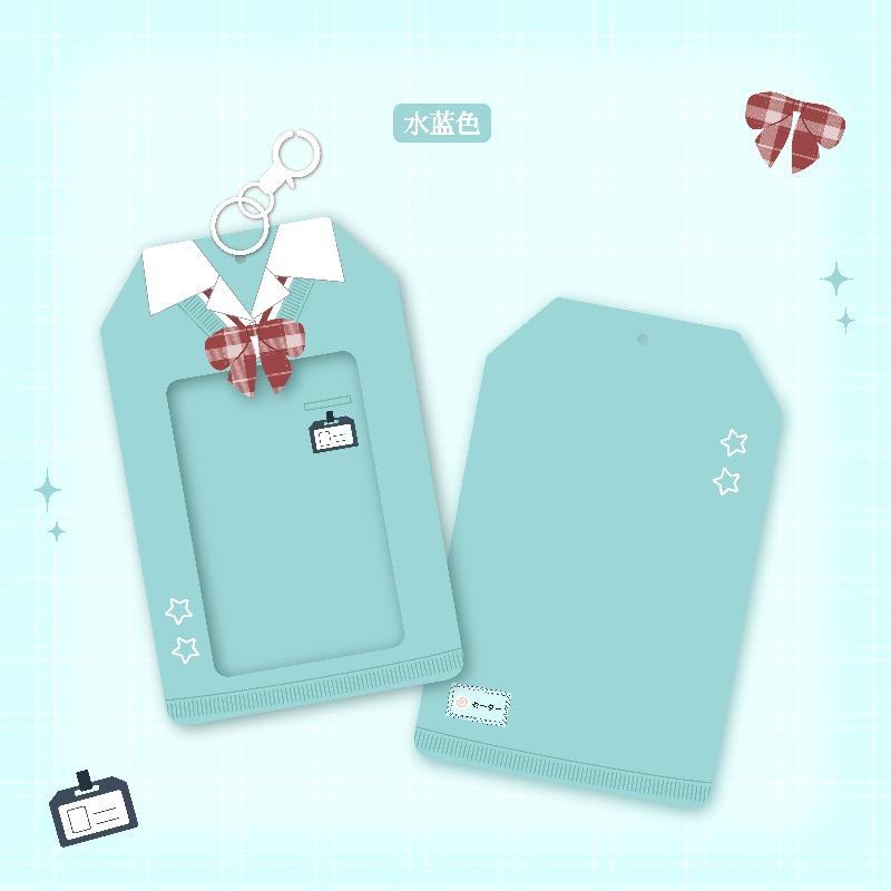 Uniform Series PVC Photo Frame with Mini Pendant Creative School Uniform Photocard Holder 3 Inch Kpop Idol Card Sleeves 2025 New