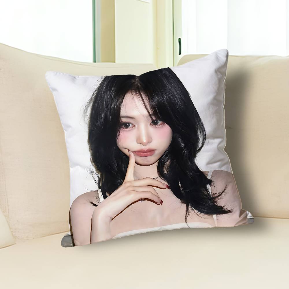 Cute Singer A-Ahyeon Pillow Cases for Bedroom Living Room Sofa Home Decor Polyester Cushion Cover with Zipper