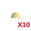 Military Building Block Figure Cap Tactical Helmet Alpha Motorcycle Lenses Gas Masks Flame Emitter Night Vision Device Gift Toys