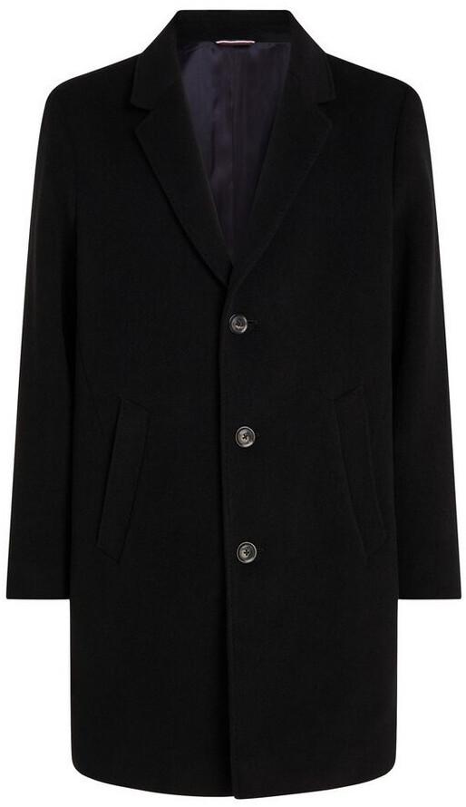 Coat Tommy Hilfiger Smart Casual Wool Rich Coat (MW0MW36611) Black