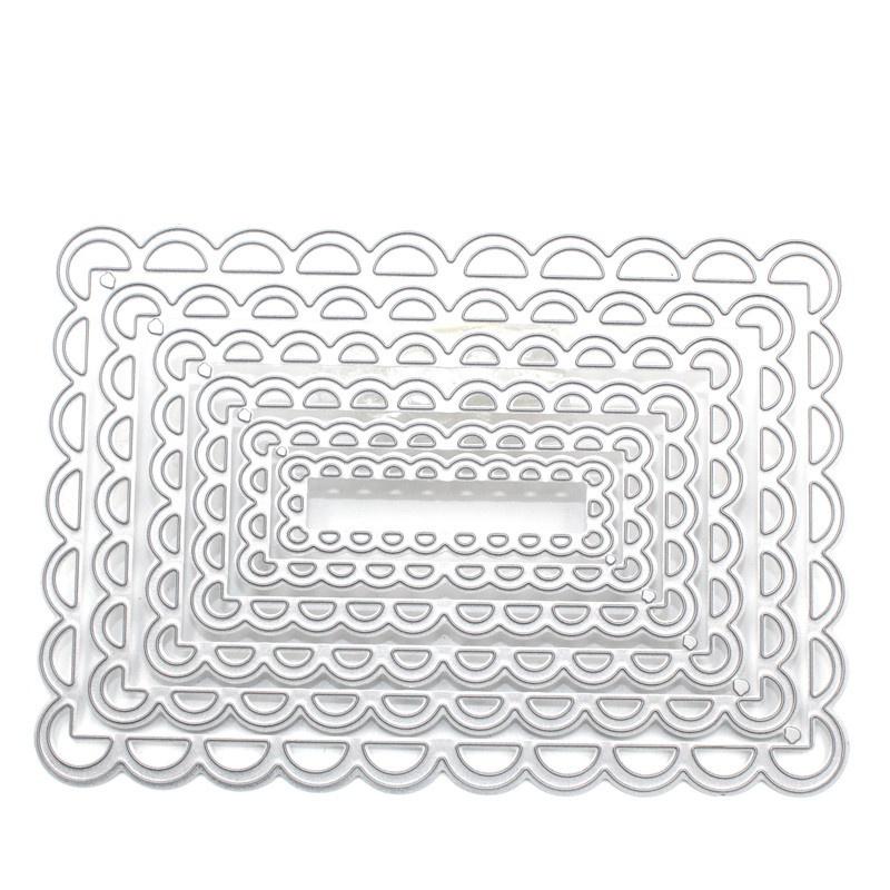 DIY Die Scrapbook Metal Etching Die Multilayer Lace Greeting Card Carbon Steel Embossing Die