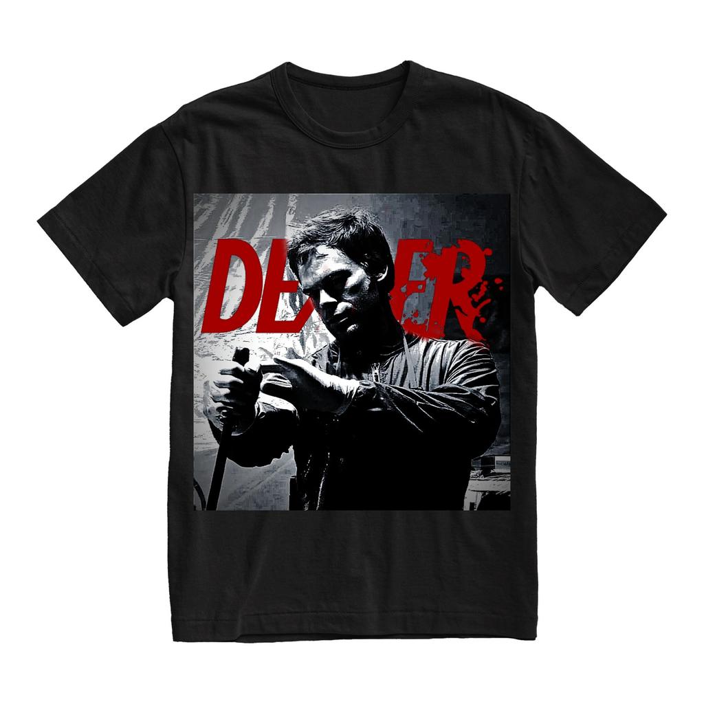 Codzienny Bawełniany Vintage T-shirt Męska Moda Bardzo Duży 2026 Streetwear Limitowany Dexter Morgan Bay Butcher T-shirt Mężczyźni i Kobiety