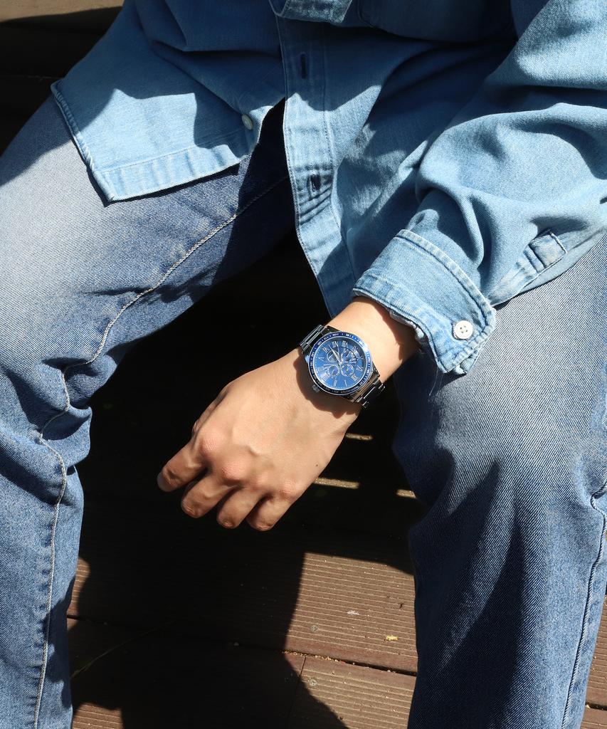 Keuliseuchyanmodeu Men'S Sun And Moon Metal Watch Cm423Bus