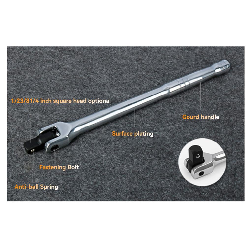 F-Bar Steering Wrench 1/2-Inch Extended Socket Wrench Da Fei Power Bar Universal Angled Socket Wrench Made of CRV Steel 15 Inch
