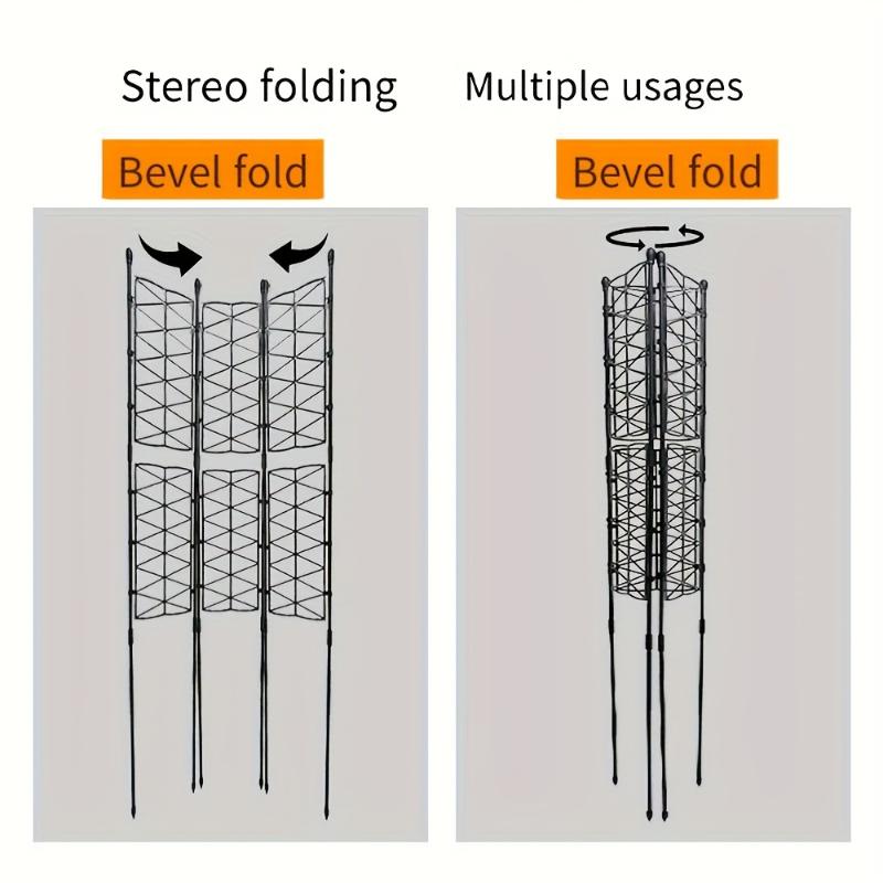 New Garden Plant Trellis Frame Plant Stakes Plant Support Ring Plastic Plant Cage Holder Flower Pot Climbing Trellis